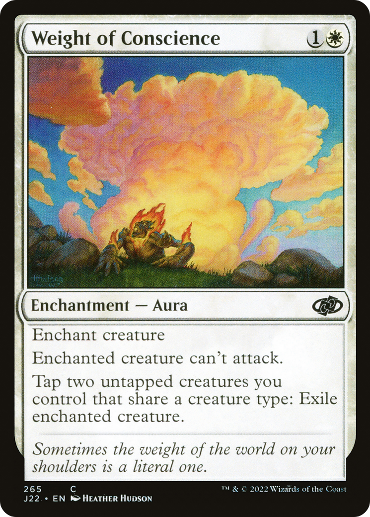 Weight of Conscience [Jumpstart 2022] MTG Single Magic: The Gathering | Red Claw Gaming