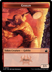 Goblin (0008) // Goblin (0009) Double-Sided Token [Ravnica Remastered Tokens] MTG Single Magic: The Gathering | Red Claw Gaming
