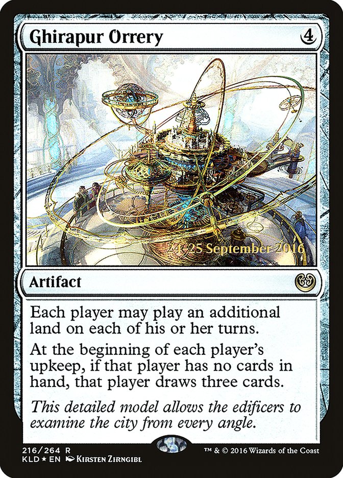 Ghirapur Orrery [Kaladesh Prerelease Promos] MTG Single Magic: The Gathering | Red Claw Gaming