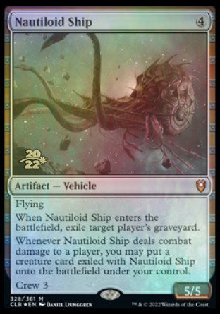 Nautiloid Ship [Commander Legends: Battle for Baldur's Gate Prerelease Promos] MTG Single Magic: The Gathering | Red Claw Gaming