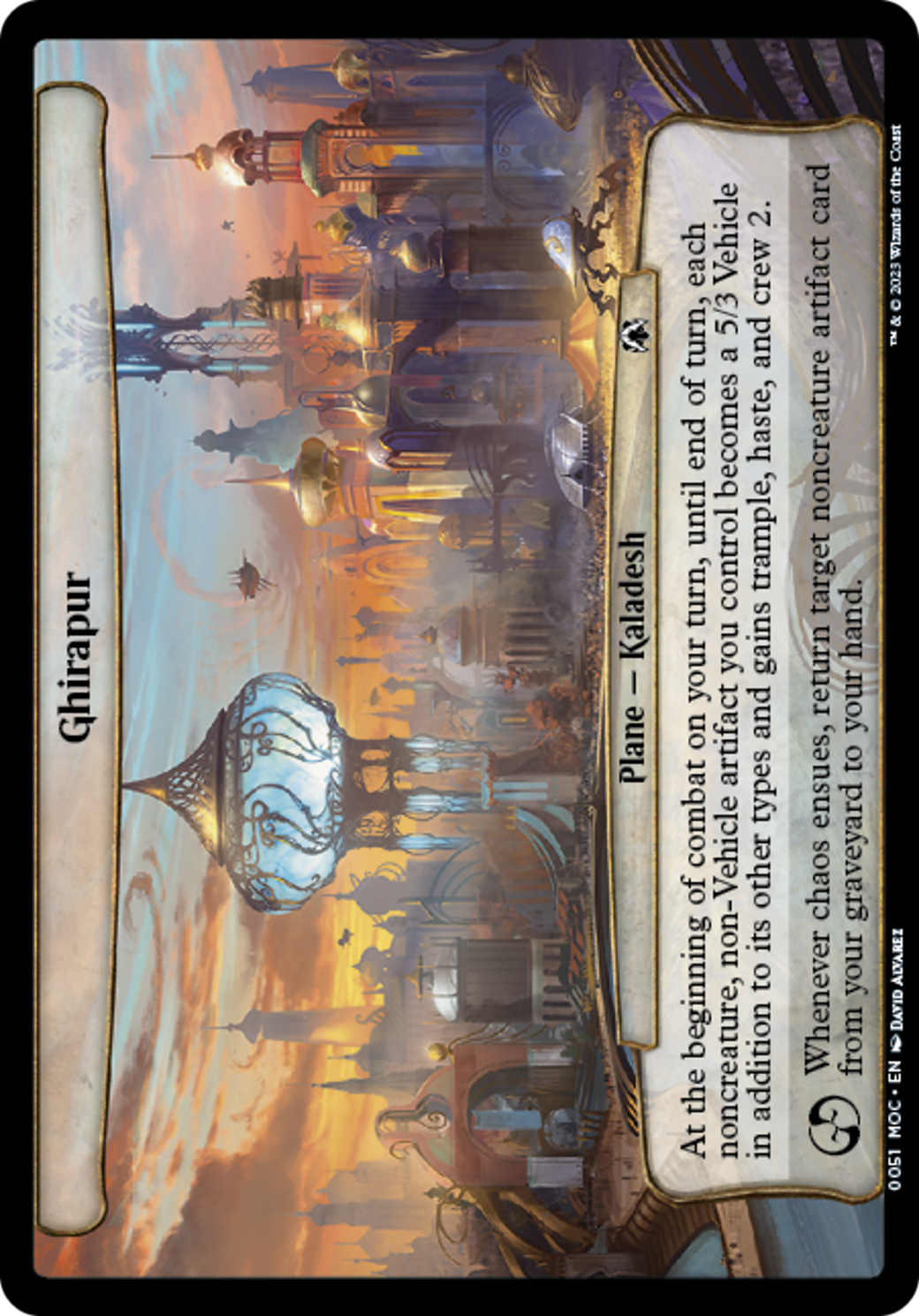 Ghirapur [March of the Machine Commander] MTG Single Magic: The Gathering | Red Claw Gaming