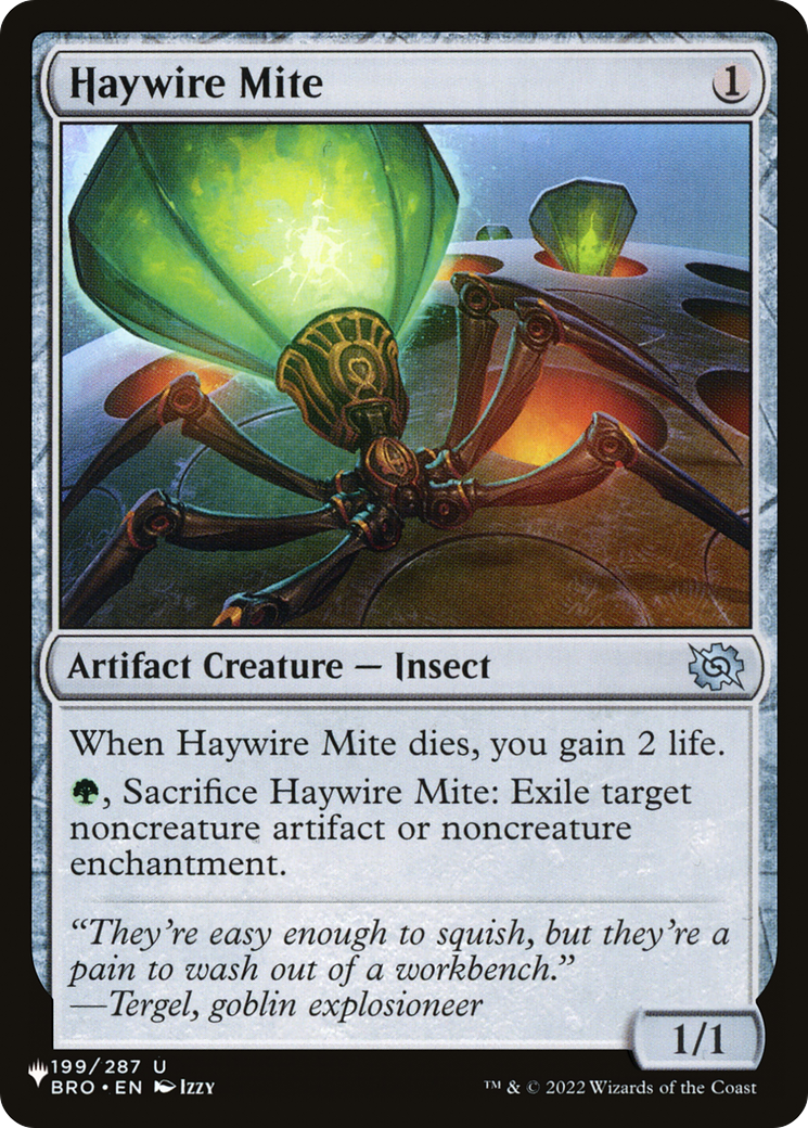 Haywire Mite [The List] MTG Single Magic: The Gathering | Red Claw Gaming
