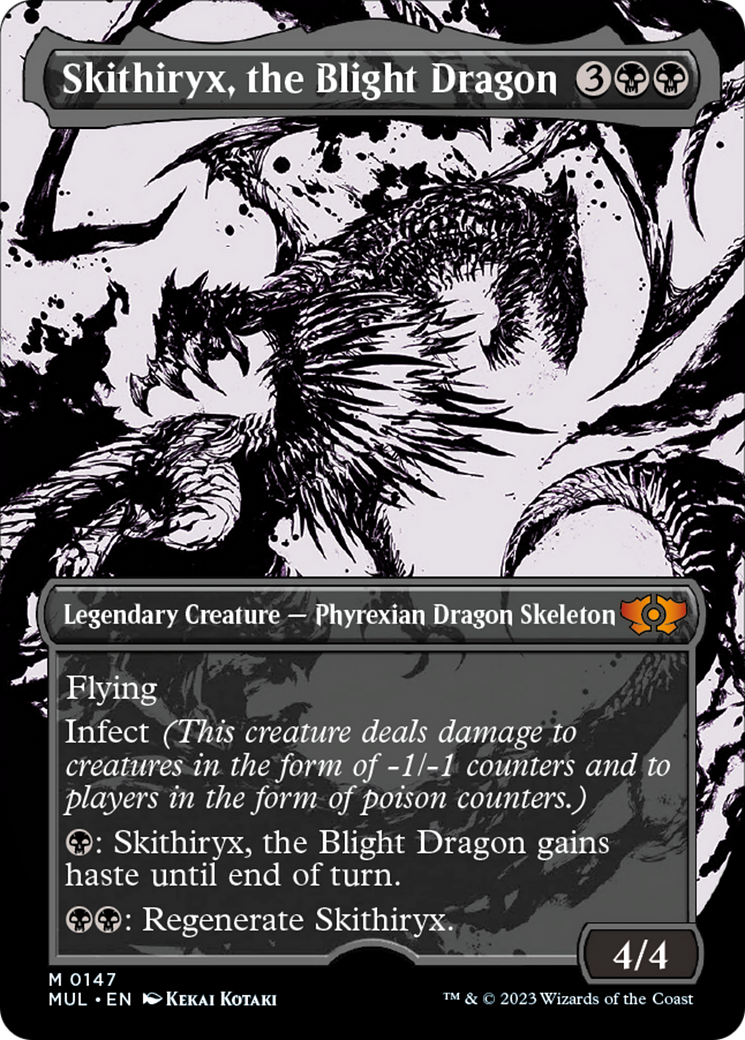 Skithiryx, the Blight Dragon (Halo Foil) [Multiverse Legends] MTG Single Magic: The Gathering | Red Claw Gaming