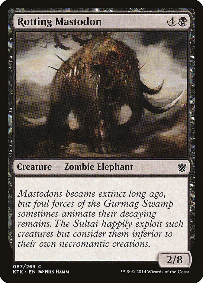 Rotting Mastodon [Khans of Tarkir] MTG Single Magic: The Gathering | Red Claw Gaming