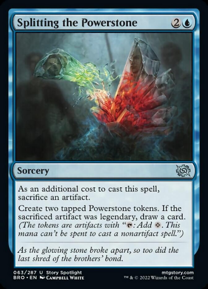 Splitting the Powerstone [The Brothers' War] MTG Single Magic: The Gathering | Red Claw Gaming