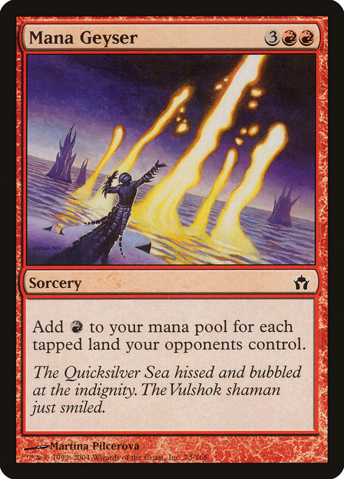 Mana Geyser [Fifth Dawn] MTG Single Magic: The Gathering | Red Claw Gaming