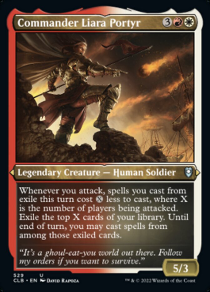 Commander Liara Portyr (Foil Etched) [Commander Legends: Battle for Baldur's Gate] MTG Single Magic: The Gathering | Red Claw Gaming