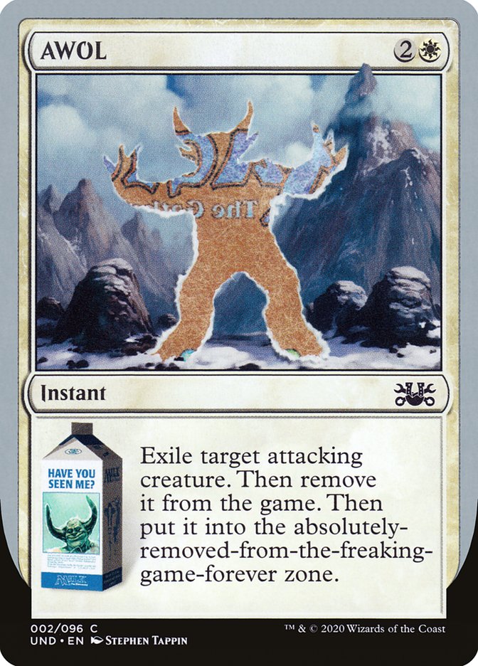 AWOL [Unsanctioned] MTG Single Magic: The Gathering | Red Claw Gaming
