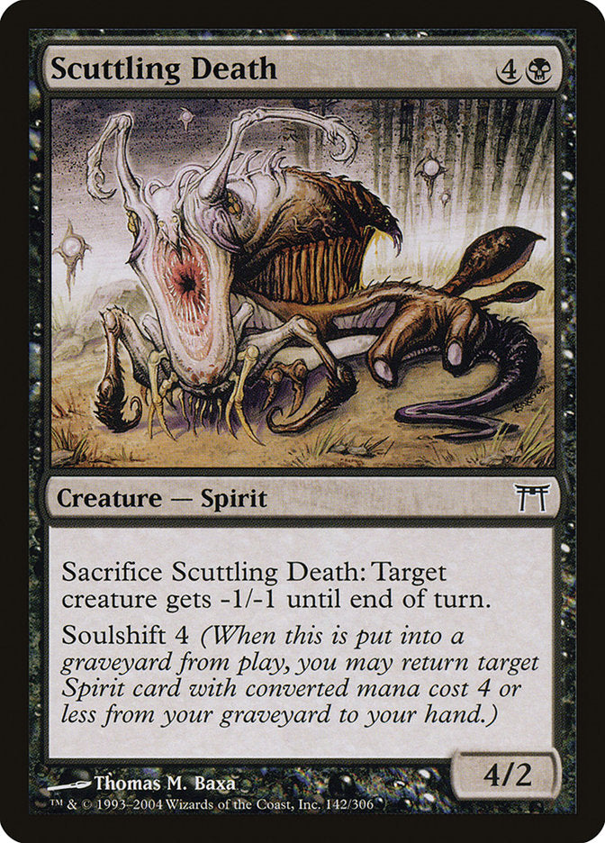 Scuttling Death [Champions of Kamigawa] MTG Single Magic: The Gathering | Red Claw Gaming