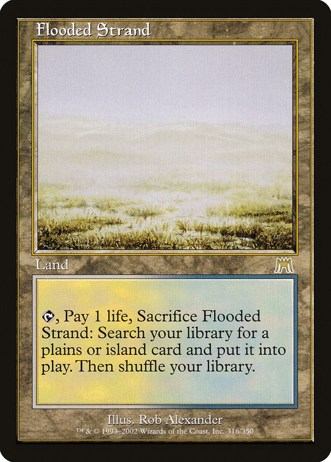 Flooded Strand [Onslaught] MTG Single Magic: The Gathering | Red Claw Gaming