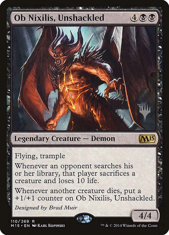 Ob Nixilis, Unshackled [Magic 2015 Promos] MTG Single Magic: The Gathering | Red Claw Gaming