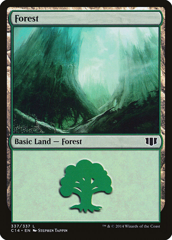 Forest (337) [Commander 2014] MTG Single Magic: The Gathering | Red Claw Gaming