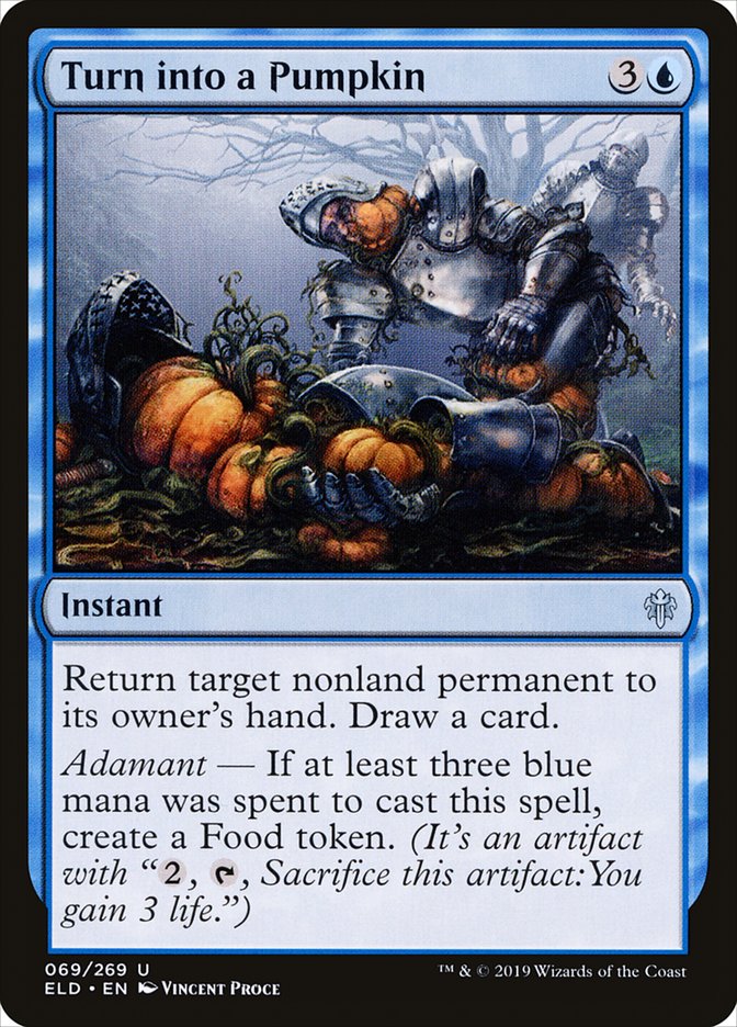 Turn into a Pumpkin [Throne of Eldraine] MTG Single Magic: The Gathering | Red Claw Gaming