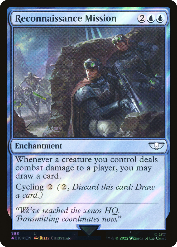 Reconnaissance Mission (Surge Foil) [Marvel Super Heroes Commander] MTG Single Magic: The Gathering | Red Claw Gaming
