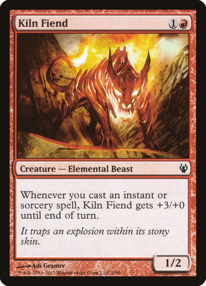 Kiln Fiend [Duel Decks: Izzet vs. Golgari] MTG Single Magic: The Gathering | Red Claw Gaming