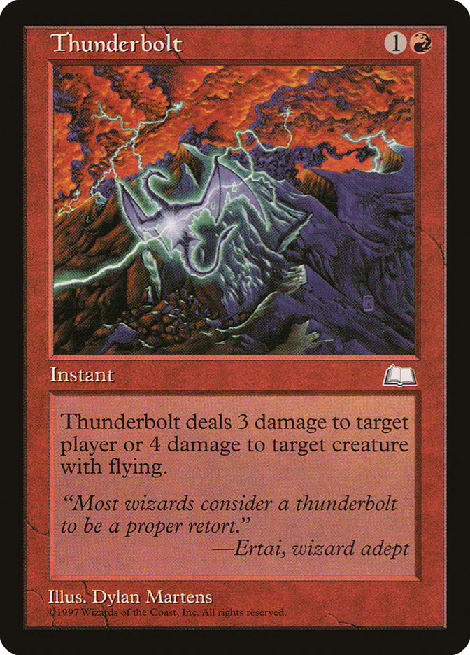 Thunderbolt [Weatherlight] MTG Single Magic: The Gathering | Red Claw Gaming