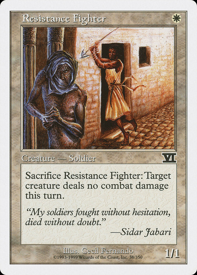 Resistance Fighter [Classic Sixth Edition] MTG Single Magic: The Gathering | Red Claw Gaming
