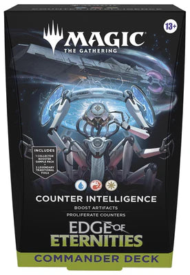 Magic: The Gathering Edge Of Eternities Counter Intelligence Commander Sealed Magic the Gathering Wizards of the Coast (Sealed) | Red Claw Gaming