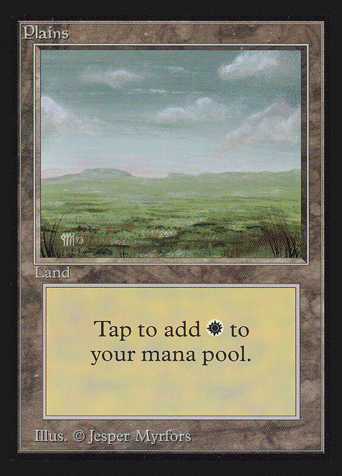 Plains (Signature on Left) [International Collectors' Edition] MTG Single Magic: The Gathering | Red Claw Gaming