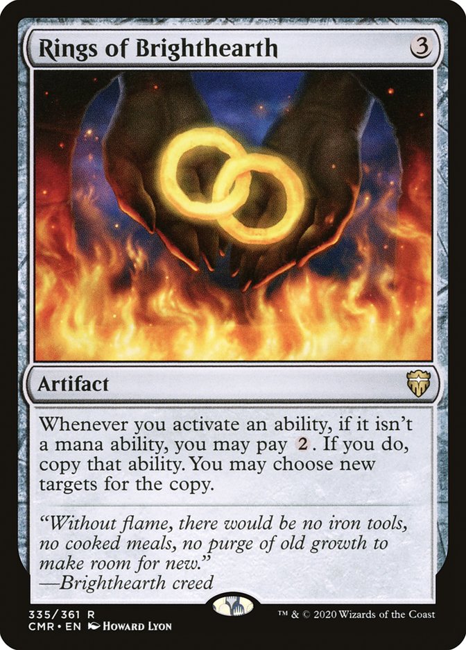 Rings of Brighthearth [Commander Legends] MTG Single Magic: The Gathering | Red Claw Gaming
