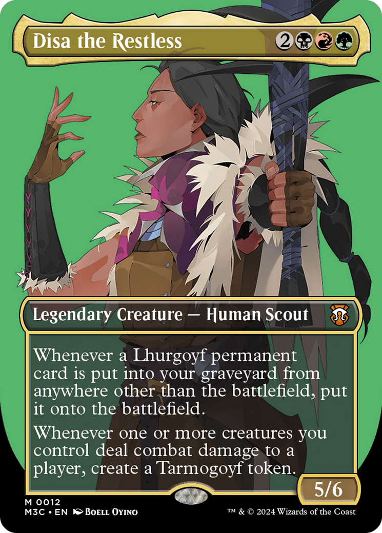 Disa the Restless (Borderless) [Modern Horizons 3 Commander] MTG Single Magic: The Gathering | Red Claw Gaming