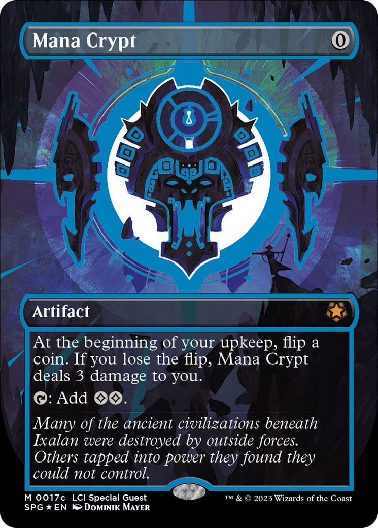 Mana Crypt (0017c) (Borderless) [The Lost Caverns of Ixalan Special Guests] MTG Single Magic: The Gathering | Red Claw Gaming