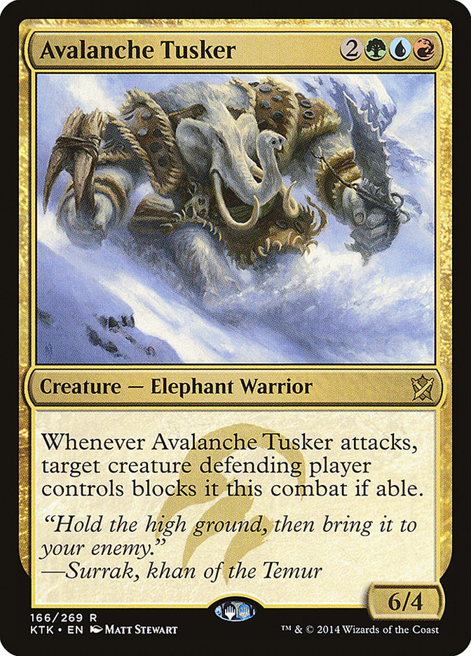 Avalanche Tusker [Khans of Tarkir] MTG Single Magic: The Gathering | Red Claw Gaming