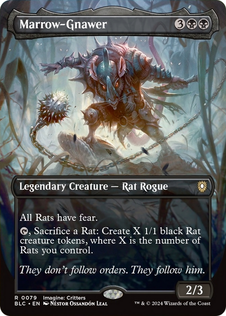 Marrow-Gnawer (Borderless) [Bloomburrow Commander] MTG Single Magic: The Gathering | Red Claw Gaming