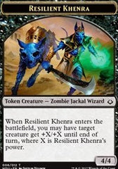 Resilient Khenra // Zombie Double-Sided Token [Hour of Devastation Tokens] MTG Single Magic: The Gathering | Red Claw Gaming