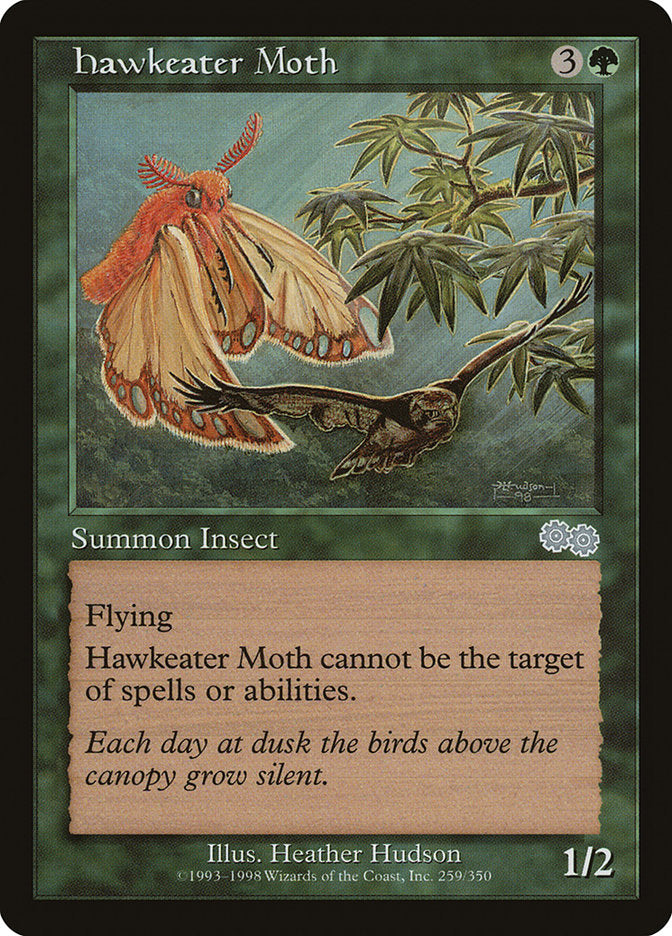 Hawkeater Moth [Urza's Saga] MTG Single Magic: The Gathering | Red Claw Gaming