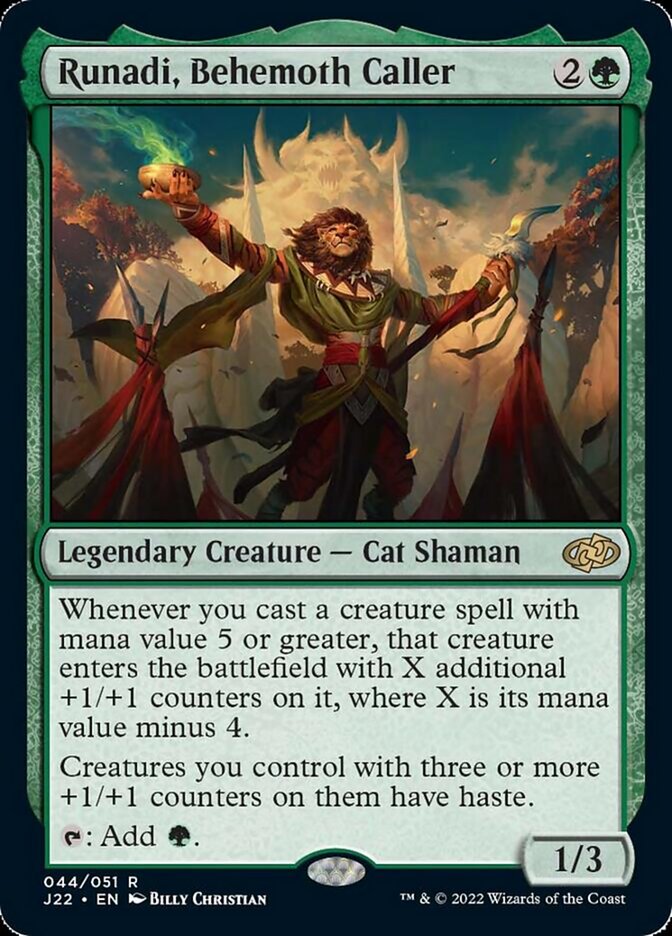 Runadi, Behemoth Caller [Jumpstart 2022] MTG Single Magic: The Gathering | Red Claw Gaming