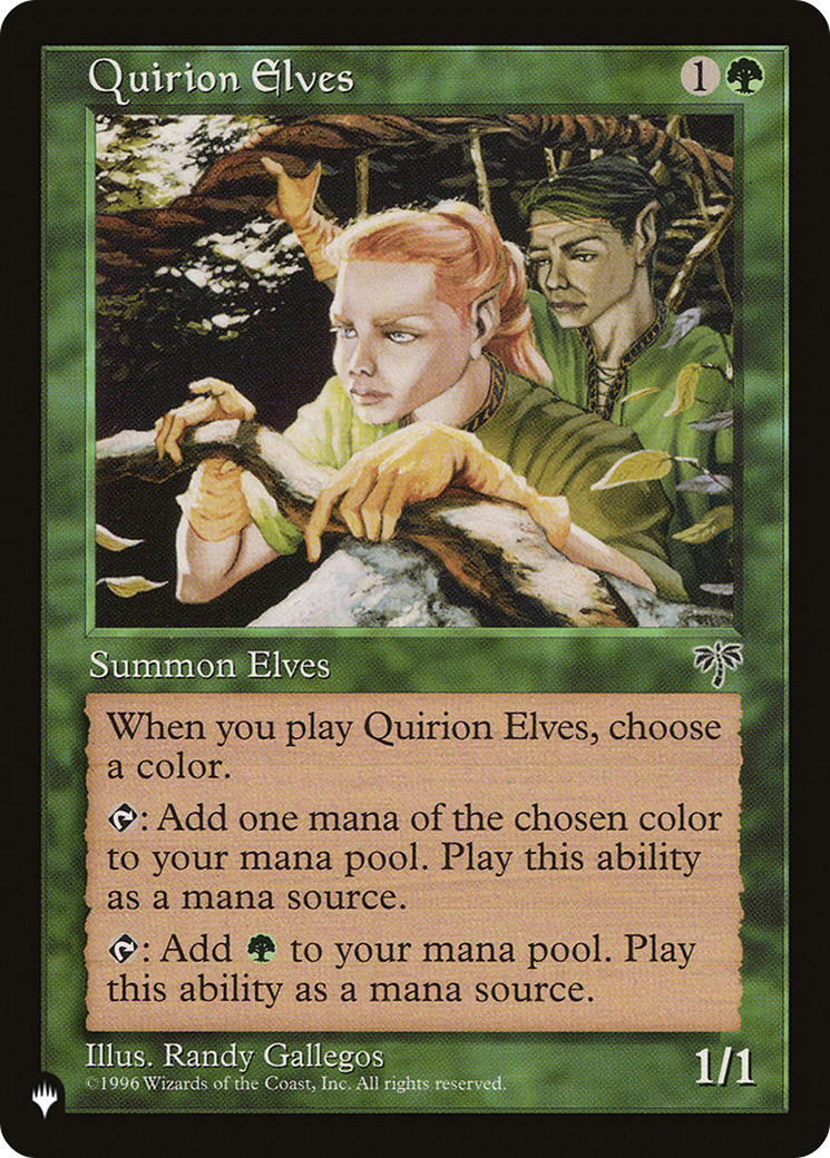 Quirion Elves [The List] MTG Single Magic: The Gathering | Red Claw Gaming