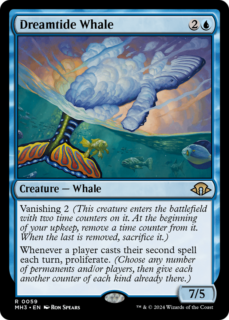 Dreamtide Whale [Modern Horizons 3] MTG Single Magic: The Gathering    | Red Claw Gaming