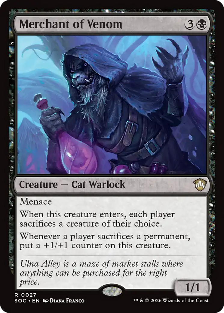 Merchant of Venom [Secrets of Strixhaven Commander] MTG Single Magic: The Gathering | Red Claw Gaming