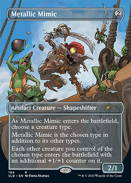 Metallic Mimic (Borderless) [Secret Lair Drop Series] MTG Single Magic: The Gathering | Red Claw Gaming