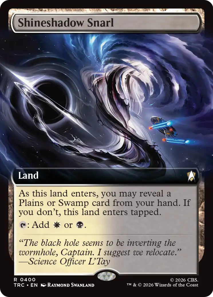 Shineshadow Snarl (Extended Art) [Star Trek Commander] MTG Single Magic: The Gathering | Red Claw Gaming