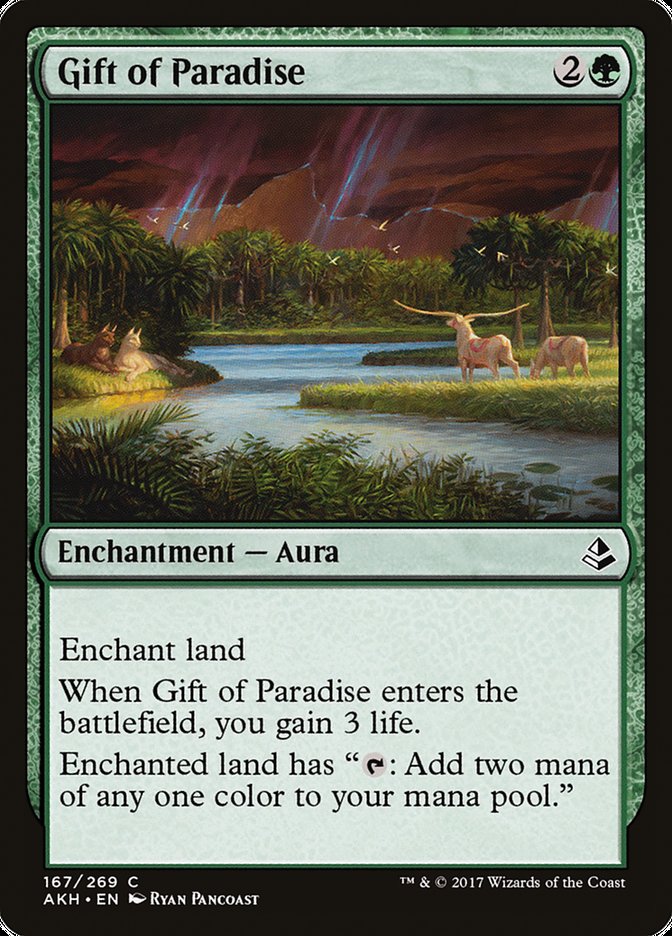 Gift of Paradise [Amonkhet] MTG Single Magic: The Gathering | Red Claw Gaming
