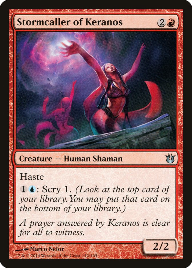 Stormcaller of Keranos [Born of the Gods] MTG Single Magic: The Gathering | Red Claw Gaming