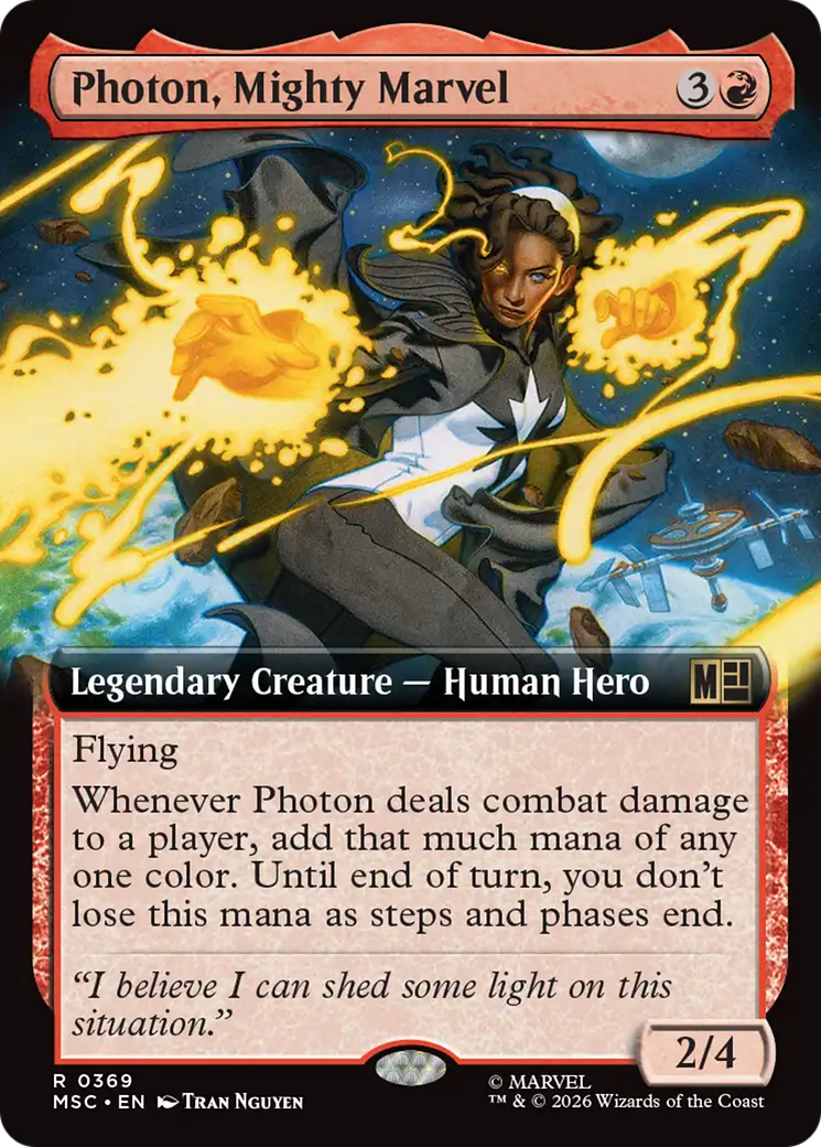 Photon, Mighty Marvel (Extended Art) [Marvel Super Heroes Commander] | Red Claw Gaming
