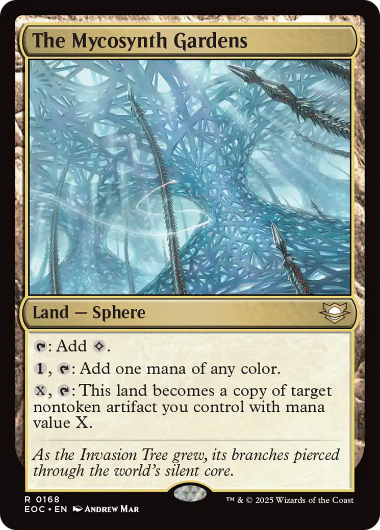 The Mycosynth Gardens [Edge of Eternities Commander] MTG Single Magic: The Gathering | Red Claw Gaming