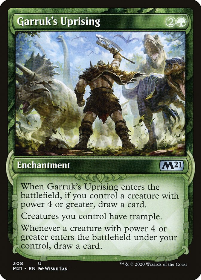 Garruk's Uprising (Showcase) [Core Set 2021] MTG Single Magic: The Gathering | Red Claw Gaming