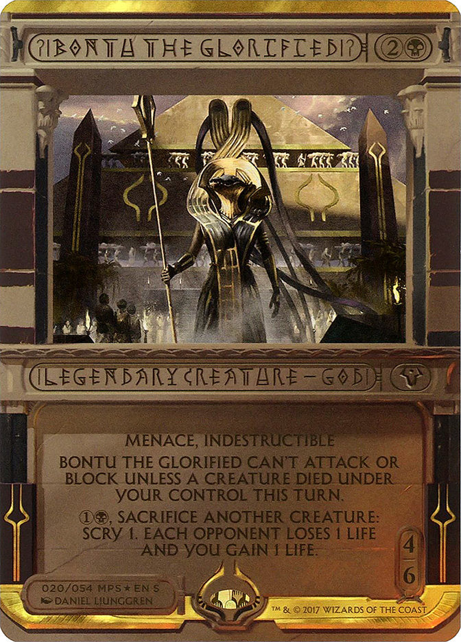 Bontu the Glorified (Invocation) [Amonkhet Invocations] MTG Single Magic: The Gathering | Red Claw Gaming