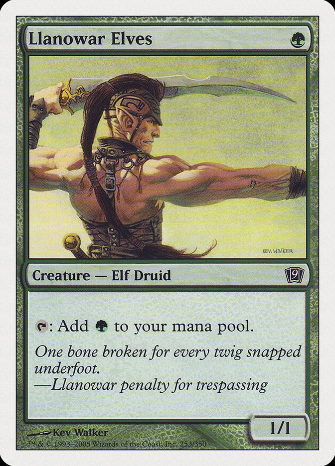 Llanowar Elves [Ninth Edition] MTG Single Magic: The Gathering | Red Claw Gaming