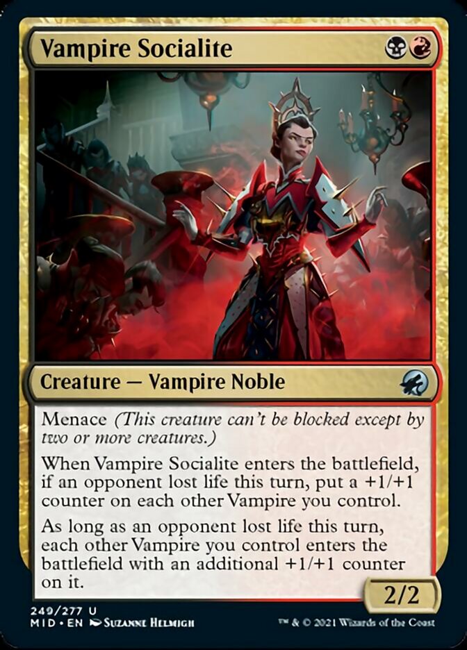 Vampire Socialite [Innistrad: Midnight Hunt] MTG Single Magic: The Gathering | Red Claw Gaming