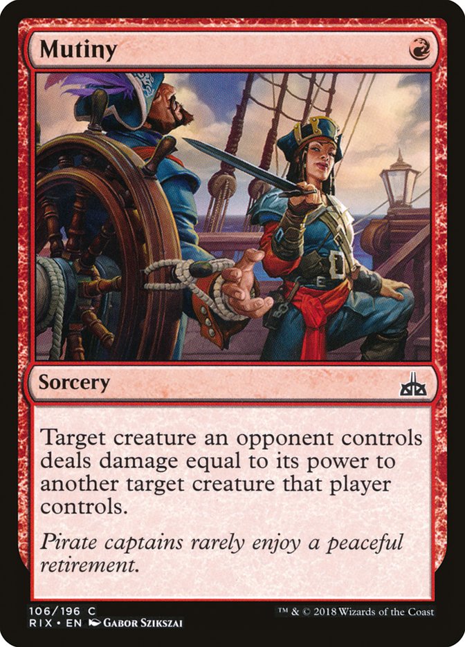 Mutiny [Rivals of Ixalan] MTG Single Magic: The Gathering | Red Claw Gaming