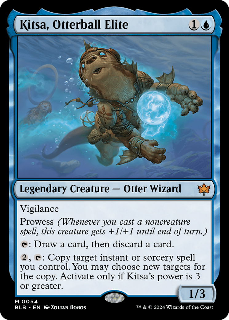 Kitsa, Otterball Elite [Bloomburrow] MTG Single Magic: The Gathering | Red Claw Gaming