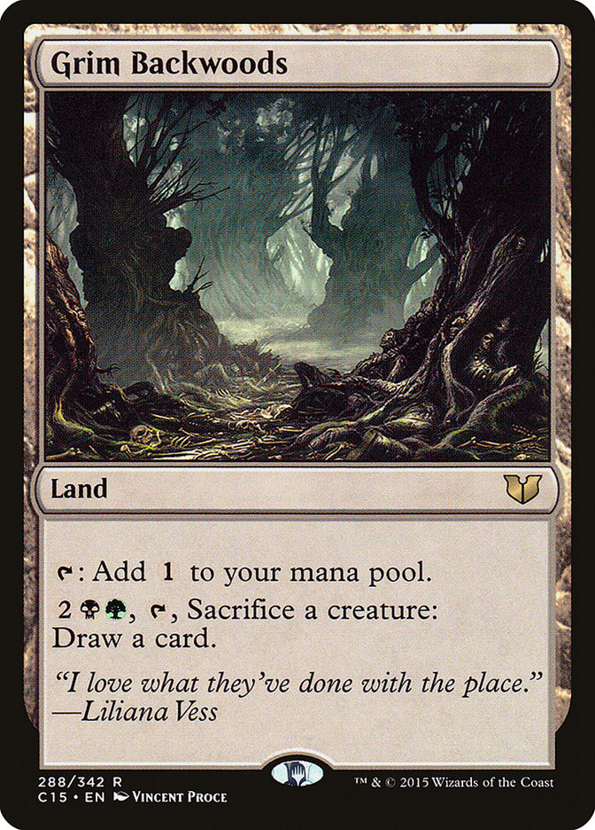 Grim Backwoods [Commander 2015] MTG Single Magic: The Gathering | Red Claw Gaming