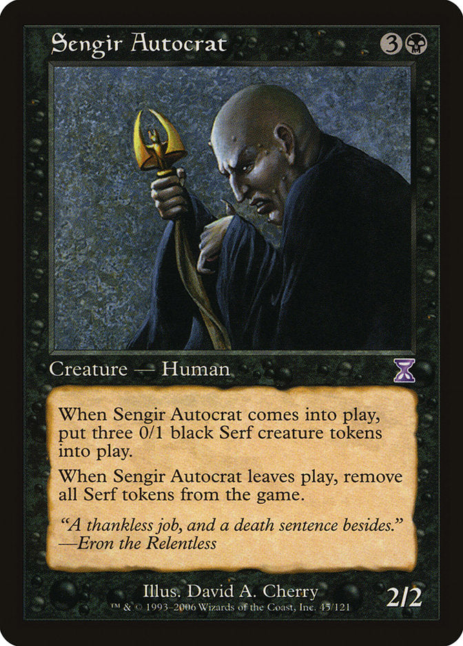 Sengir Autocrat [Time Spiral Timeshifted] MTG Single Magic: The Gathering | Red Claw Gaming