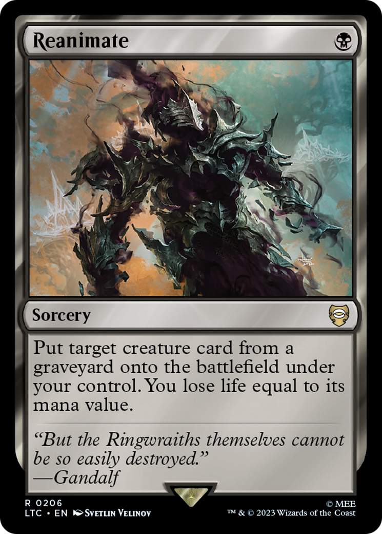 Reanimate [The Lord of the Rings: Tales of Middle-Earth Commander] MTG Single Magic: The Gathering | Red Claw Gaming