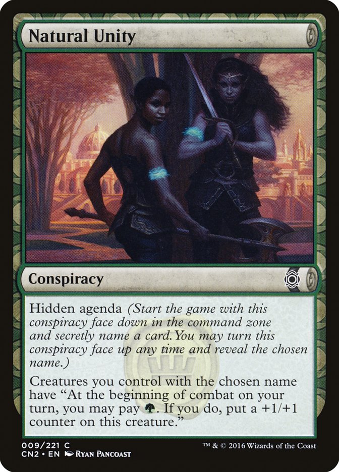 Natural Unity [Conspiracy: Take the Crown] MTG Single Magic: The Gathering | Red Claw Gaming